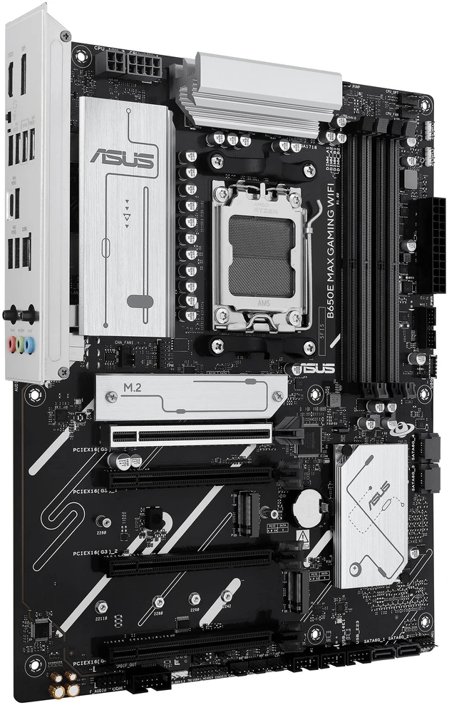 ASUS B650E MAX GAMING WIFI AMD B650 DDR5 ATX pagrindinė plokštė 1xHDMI 1xDP 3xM.2 4xSATA
