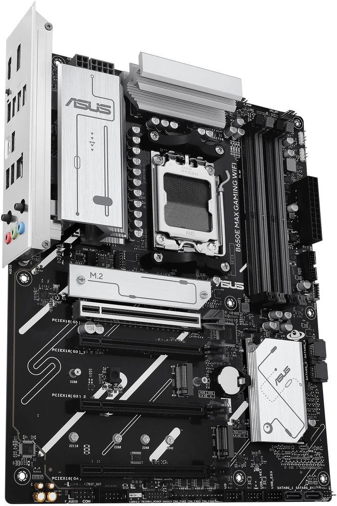 ASUS B650E MAX GAMING WIFI AMD B650 DDR5 ATX pagrindinė plokštė 1xHDMI 1xDP 3xM.2 4xSATA