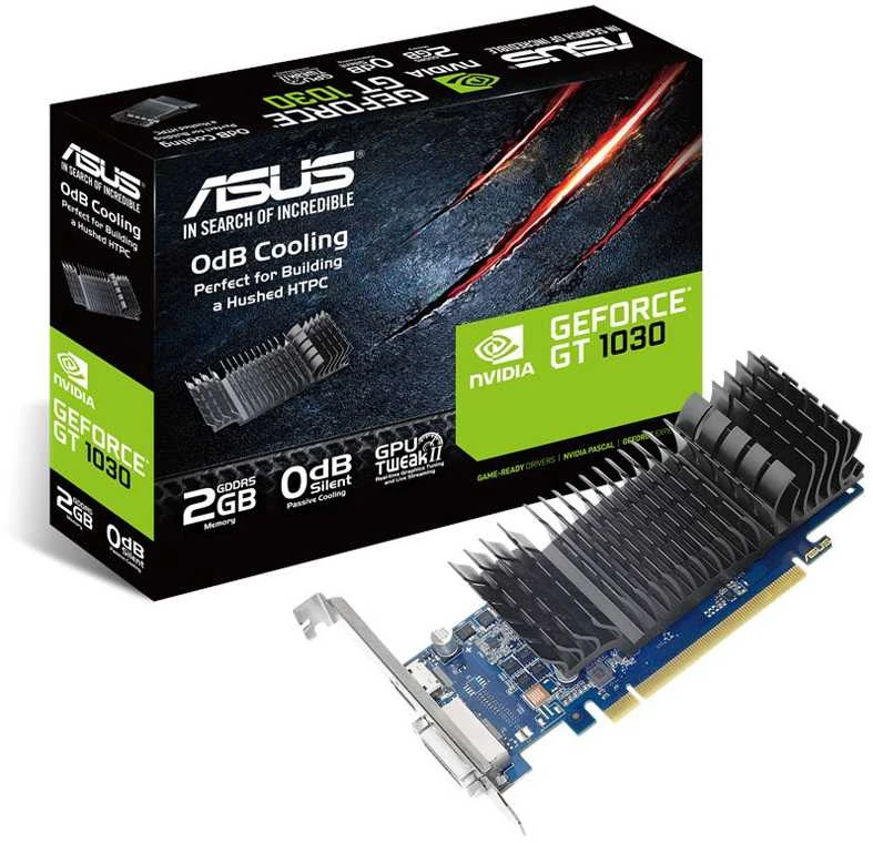 Vaizdo plokštė ASUS GeForce GT 1030 2 GB, GDDR5