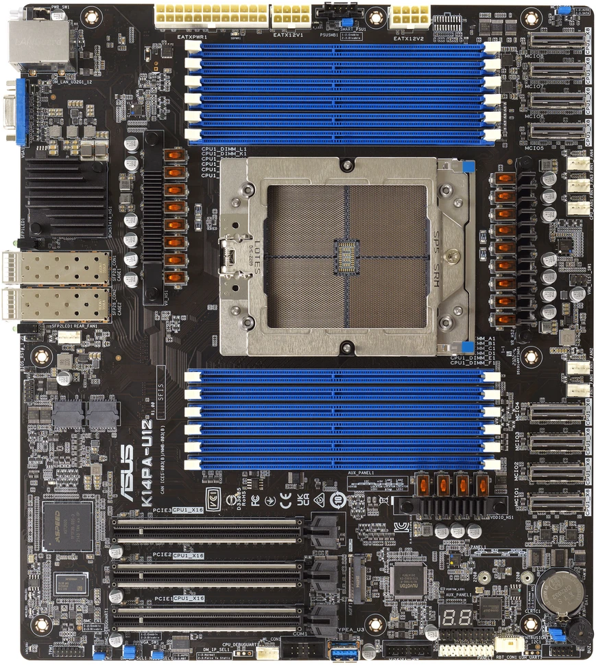 Pagrindinė plokštė ASUS K14PA-U12/ASMB11