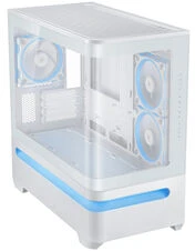 ASUS PRIME AP202 ARGB Mini Tower Baltas