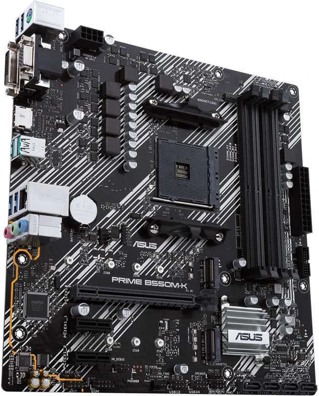 Pagrindinė plokštė ASUS AMD B550 / SAM4 / MicroATX / 2xPCI-Express 3.0 1x / 2xM.2 / 1xPCI-Express 4.0 16x / Memory DDR4 / Atminties lizdai 4 / 1x15pin D-sub / 1xDVI / 1xHDMI / 6xUSB 3.2 / 1xPS/2 / 1xRJ45 / 3xAudio port