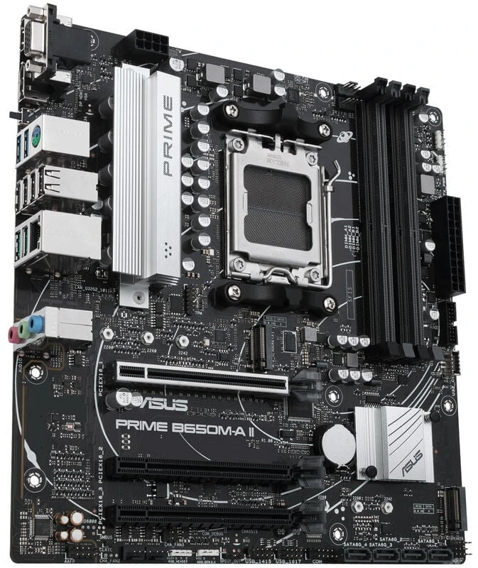 ASUS Prime B650M-A II-CSM, AMD B650 pagrindinė plokštė, AM5 lizdas, DDR5
