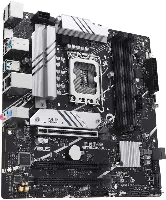 Pagrindinė plokštė Motininė Plokštė - ASUS Prime B760M-A-CSM LGA 1700, Juoda