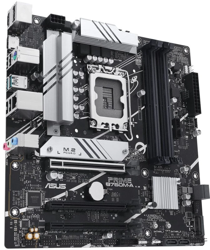 Pagrindinė plokštė Motininė Plokštė - ASUS Prime B760M-A-CSM LGA 1700, Juoda