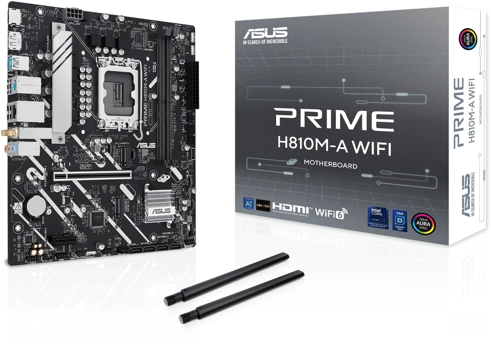 Pagrindinė plokštė ASUS PRIME H810M-A WIFI