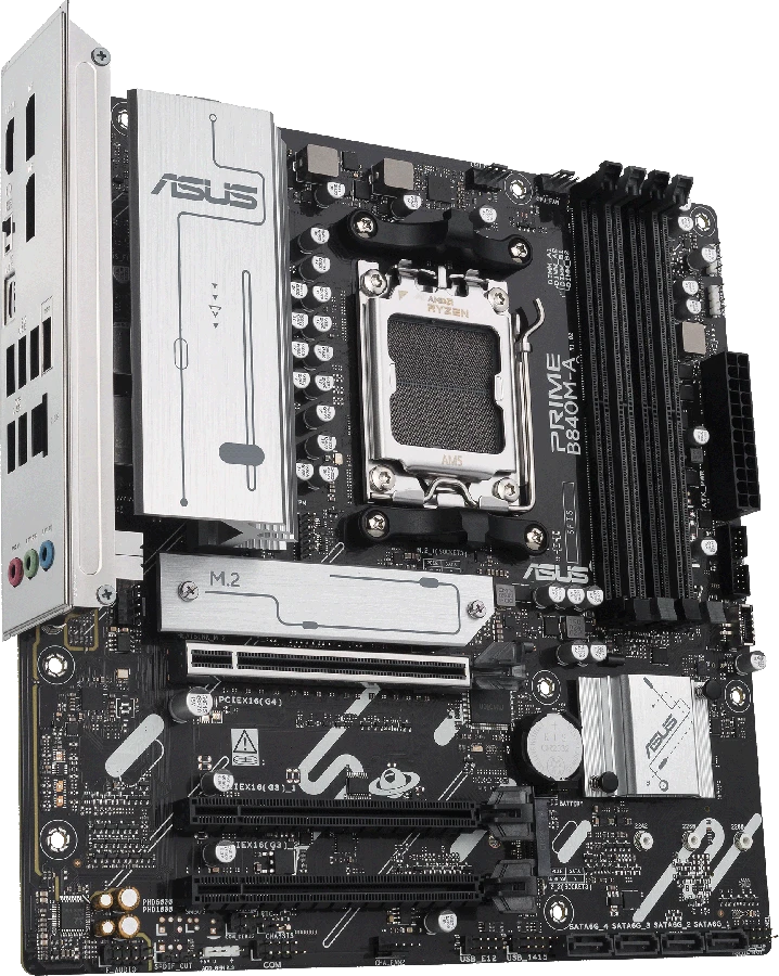 Pagrindinė plokštė ASUS PRIME B840M-A-CSM AMD B840 Lizdas AM5 mikro ATX
