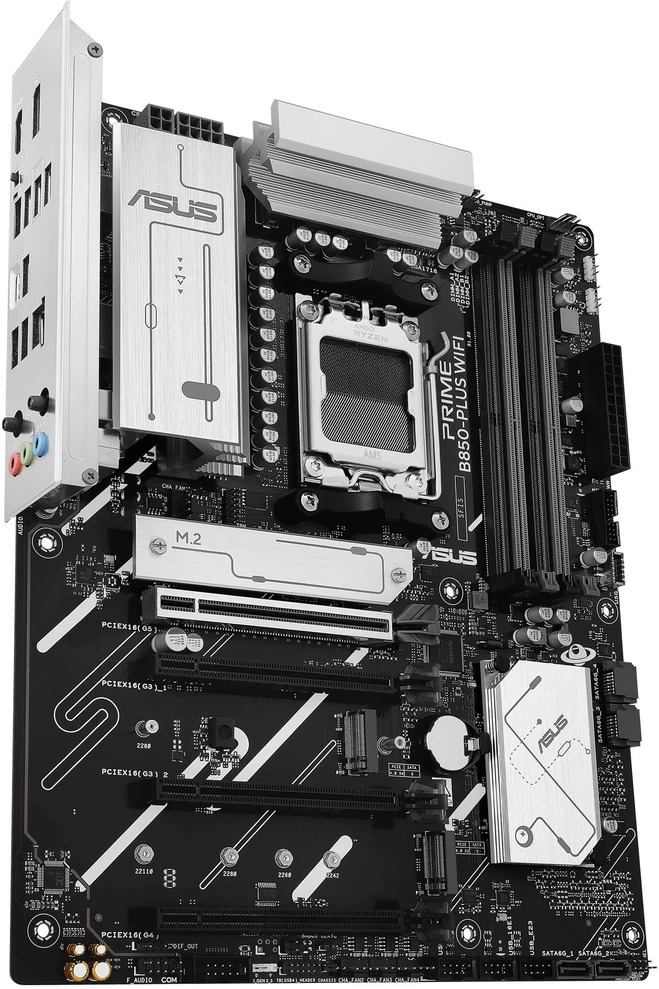 Pagrindinė plokštė|ASUS|AMD B850|SAM5|ATX|DDR5 atmintis|Atminties lizdai 4|2xPCI-Express 3.0 16x|1xPCI-Express 4.0 16x|1xPCI-Express 5.0 16x|3xM.2|1xHDMI|1xDisplayPort|3xUSB 2.0|5xUSB 3.2 B tipo|2xUSB-C|3xAudio prievadas|PRIMEB850-PLUSWIFI