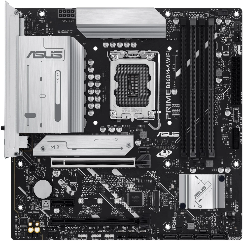 Pagrindinė plokštė ASUS PRIME B860M-A WIFI