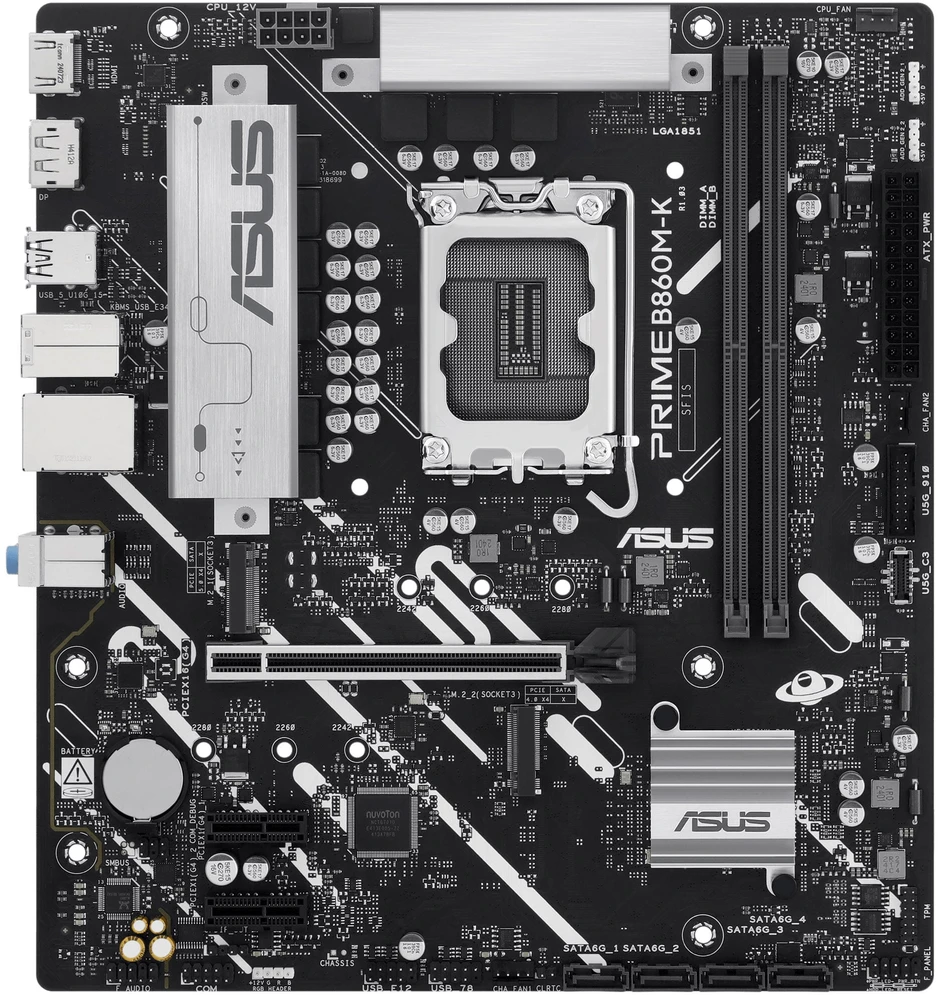 Pagrindinė plokštė ASUS PRIME B860M-K