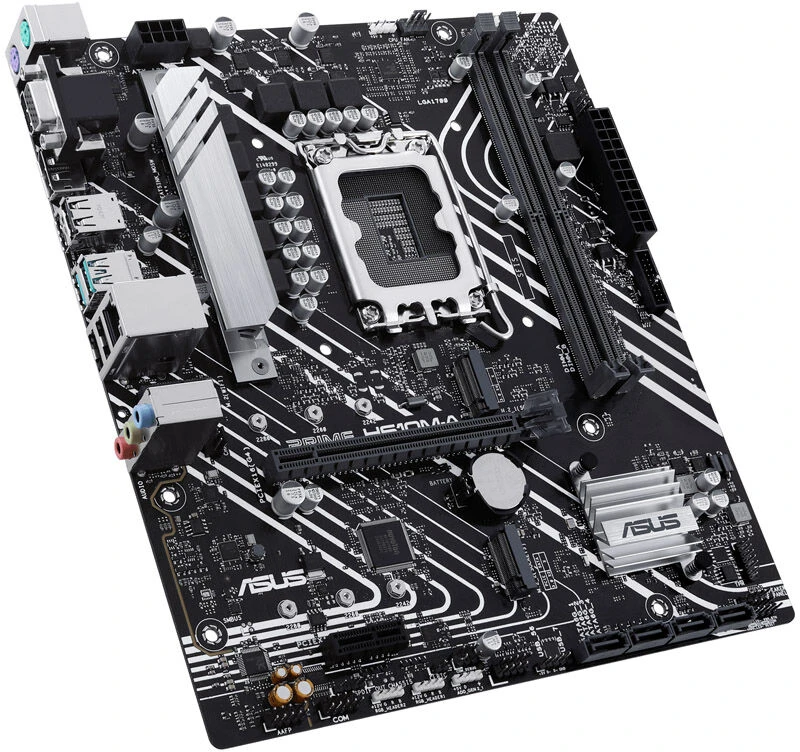 Pagrindinė plokštė ASUS PRIME H610M-A-CSM LGA1700 2DDR5 microATX 4xSATA MB 1xHDMI 1xDP 1xD-Sub 2xM.2