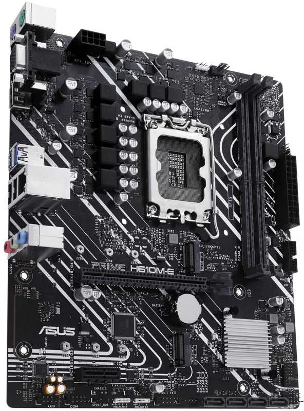 ASUS Prime H610M-E-CSM, Intel H610 pagrindinė plokštė - LGA1700 lizdas, DDR5