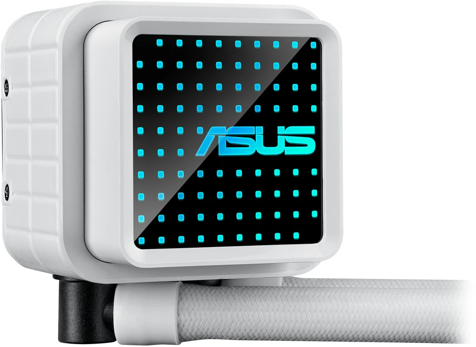 ASUS Prime LC 360 ARGB Baltas Edition procesorius „viskas viename“ skysčio aušintuvas 12 cm 1 vnt.