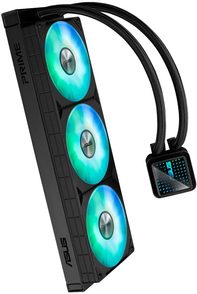 Procesoriaus Aušinimo Rinkinys - Asus Prime LC 360 ARGB 3 Ventiliatoriai Juodas