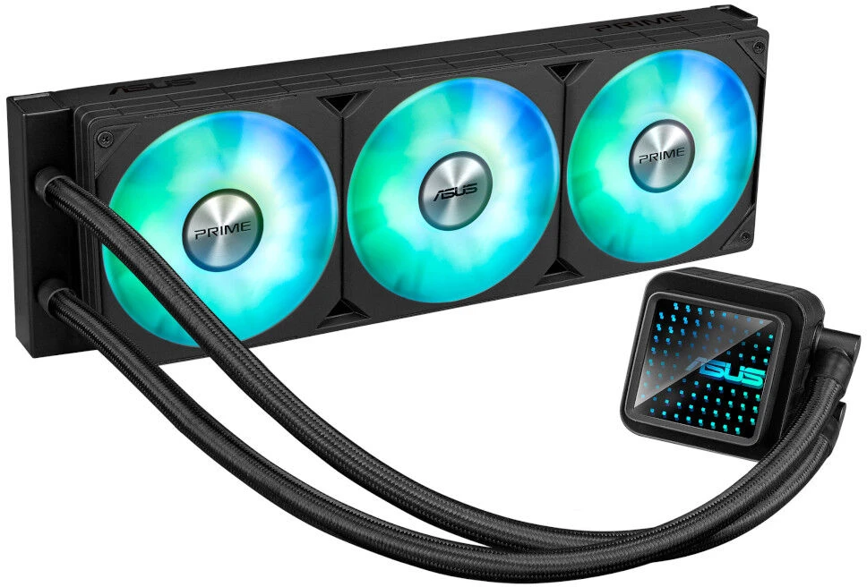 Procesoriaus Aušinimo Rinkinys - Asus Prime LC 360 ARGB 3 Ventiliatoriai Juodas