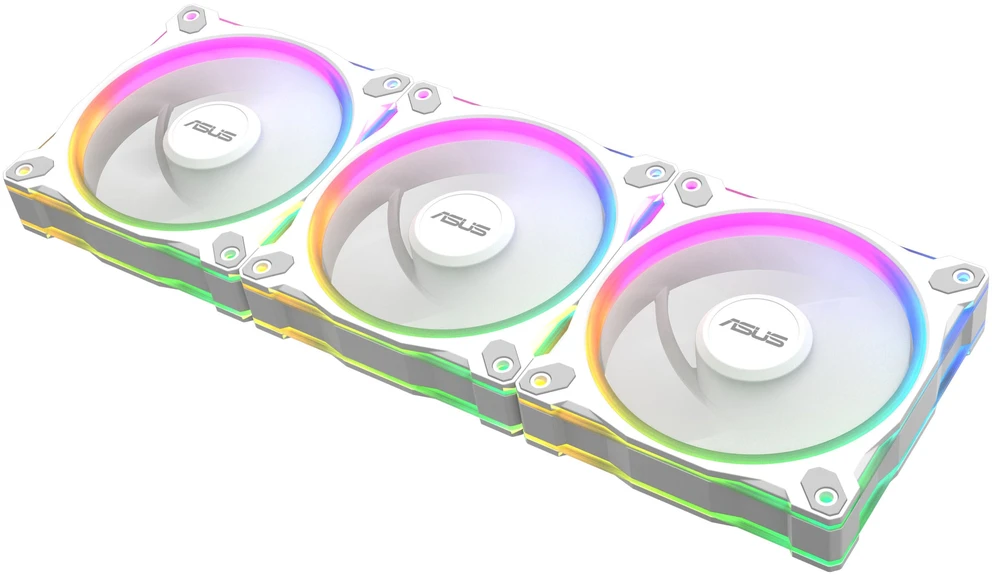 ASUS Prime MR120 Fan ARGB Reverse Baltas 3in1 Kompiuterio dėklas 12 cm 3 pc(s)