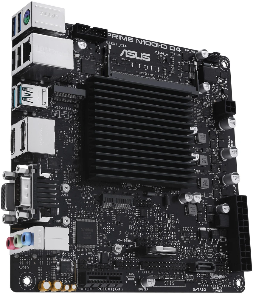 Pagrindinė plokštė ASUS PRIME N100I-D D4-CSM
