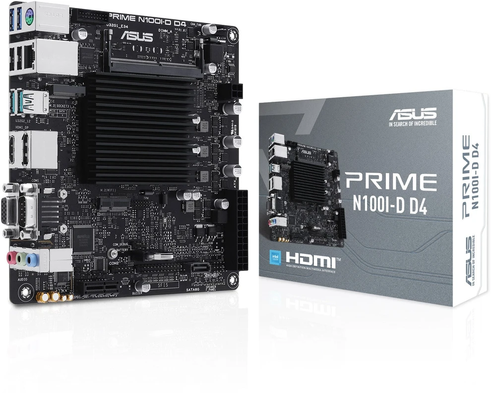 Pagrindinė plokštė ASUS PRIME N100I-D D4-CSM