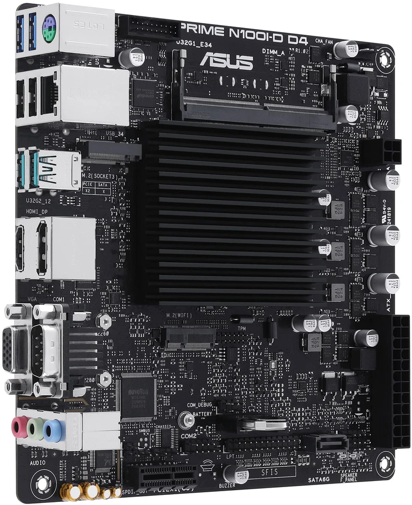 Pagrindinė plokštė ASUS PRIME N100I-D D4-CSM