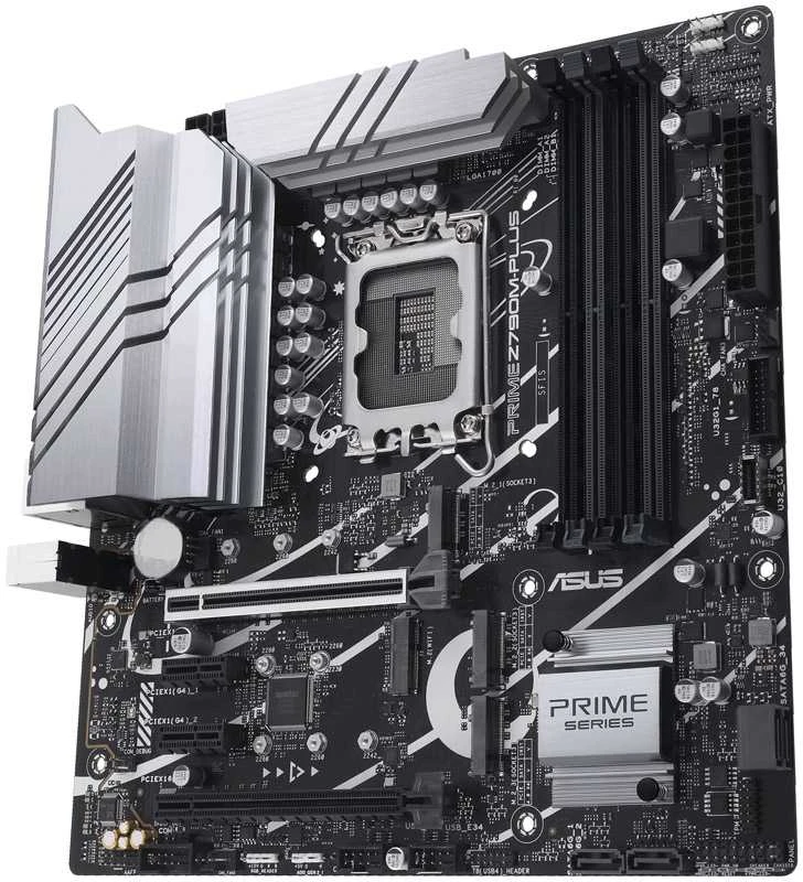 Pagrindinė plokštė ASUS Intel Z790/LGA1700/Micro-ATX/Memory DDR5/Atminties lizdai 4/2xPCI-Express 4.0 1x/1xPCI-Express 4.0 16x/1xPCI-Express 5.0 16x/3xM.2/1xHDMI/1xDisplayPort/2xUSB 2.0/5xUSB 3.2/1xUSB-C/1xRJ45/3xAudio port