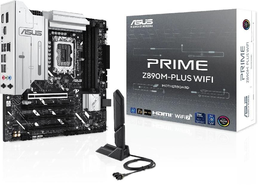 Pagrindinė plokštė Motininė Plokštė - ASUS PRIME Z890M-PLUS WIFI Intel Z890 LGA 1851 micro ATX