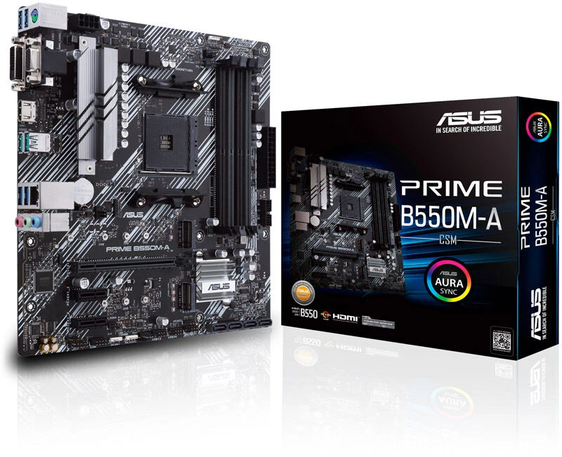 Pagrindinė plokštė Motininė Plokštė - ASUS PRO B550M-C/CSM Socket AM4 micro ATX 4 DDR4 Slots