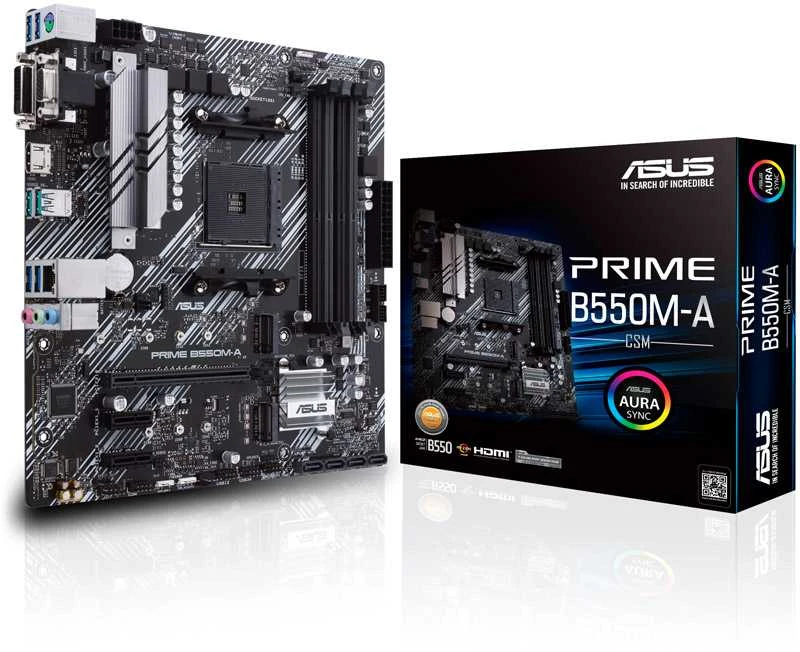 Pagrindinė plokštė Motininė Plokštė - ASUS PRO B550M-C/CSM Socket AM4 micro ATX 4 DDR4 Slots