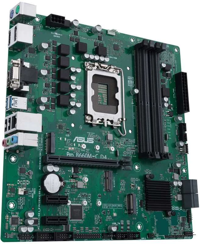 Pagrindinė plokštė ASUS Pro B660M-C D4-CSM LGA1700 mATX