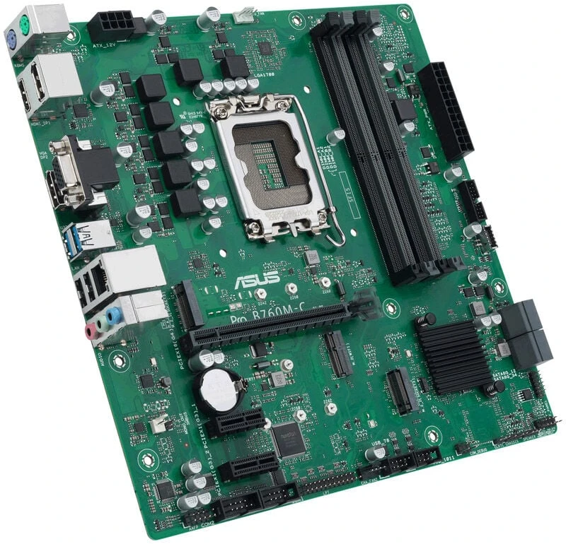Pagrindinė plokštė ASUS Pro B760M-C-CSM/LGA1700/mATX