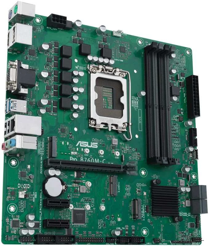 Pagrindinė plokštė ASUS Pro B760M-C-CSM/LGA1700/mATX
