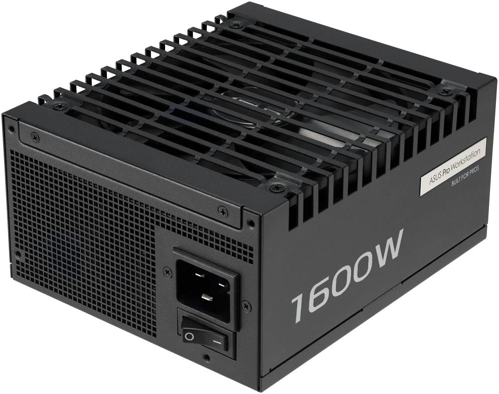 ASUS Pro WS 1600W Platinum power supply unit 20+4 pin ATX ATX Juodas
