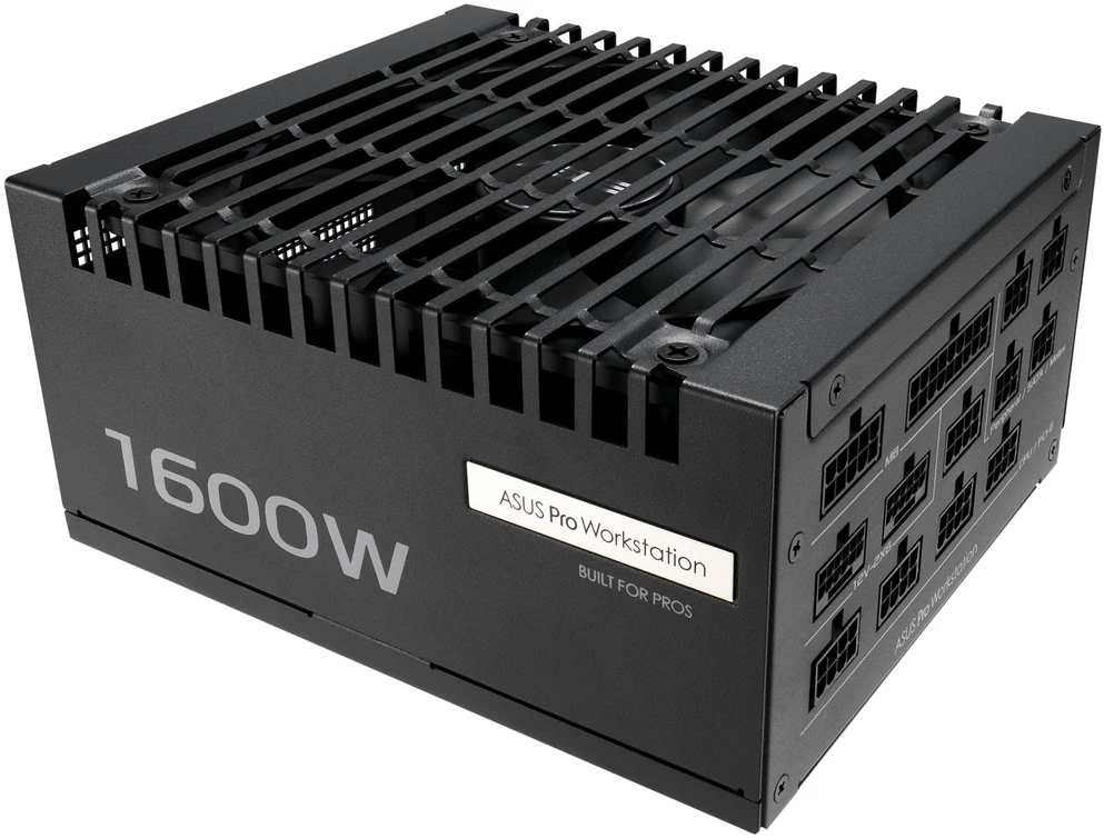 ASUS Pro WS 1600W Platinum power supply unit 20+4 pin ATX ATX Juodas