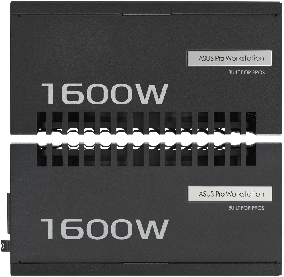 ASUS Pro WS 1600W Platinum power supply unit 20+4 pin ATX ATX Juodas