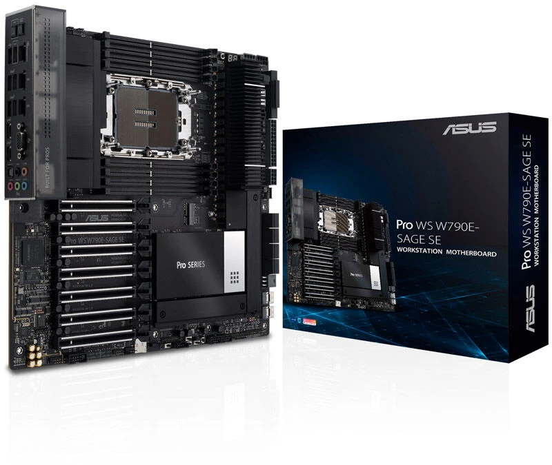 Pagrindinė plokštė Asus PRO WS W790E-SAGE SE/Intel W790/LGA4677/EEB