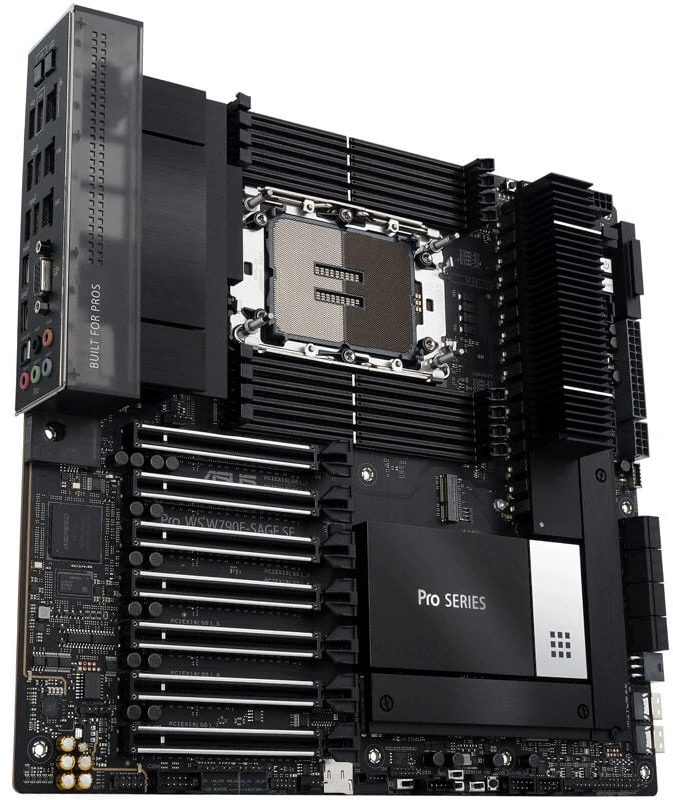 Pagrindinė plokštė Asus PRO WS W790E-SAGE SE/Intel W790/LGA4677/EEB