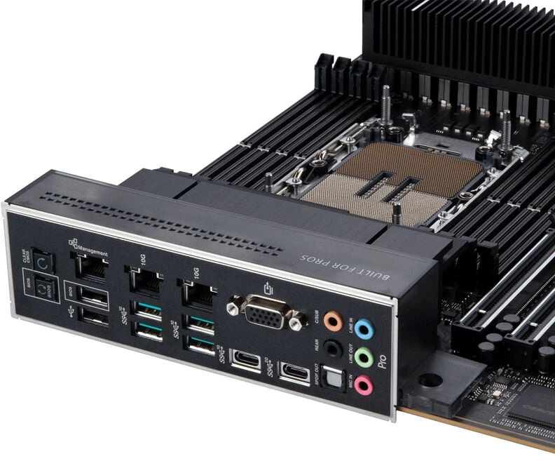 Pagrindinė plokštė Asus PRO WS W790E-SAGE SE/Intel W790/LGA4677/EEB
