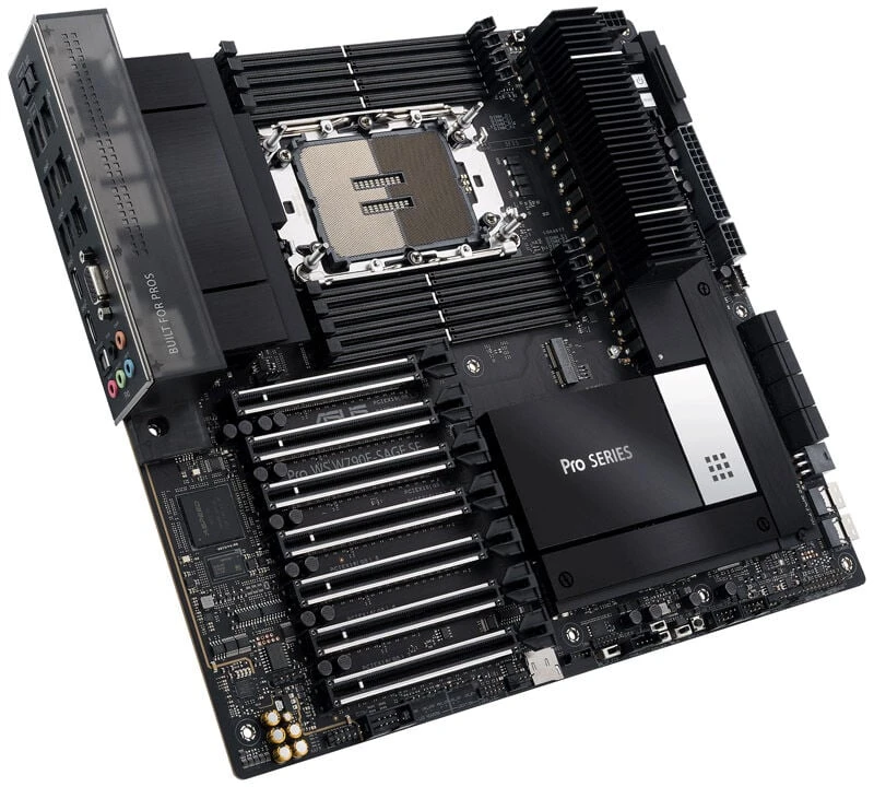 Pagrindinė plokštė Asus PRO WS W790E-SAGE SE/Intel W790/LGA4677/EEB