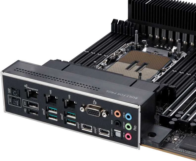 Pagrindinė plokštė Asus PRO WS W790E-SAGE SE/Intel W790/LGA4677/EEB