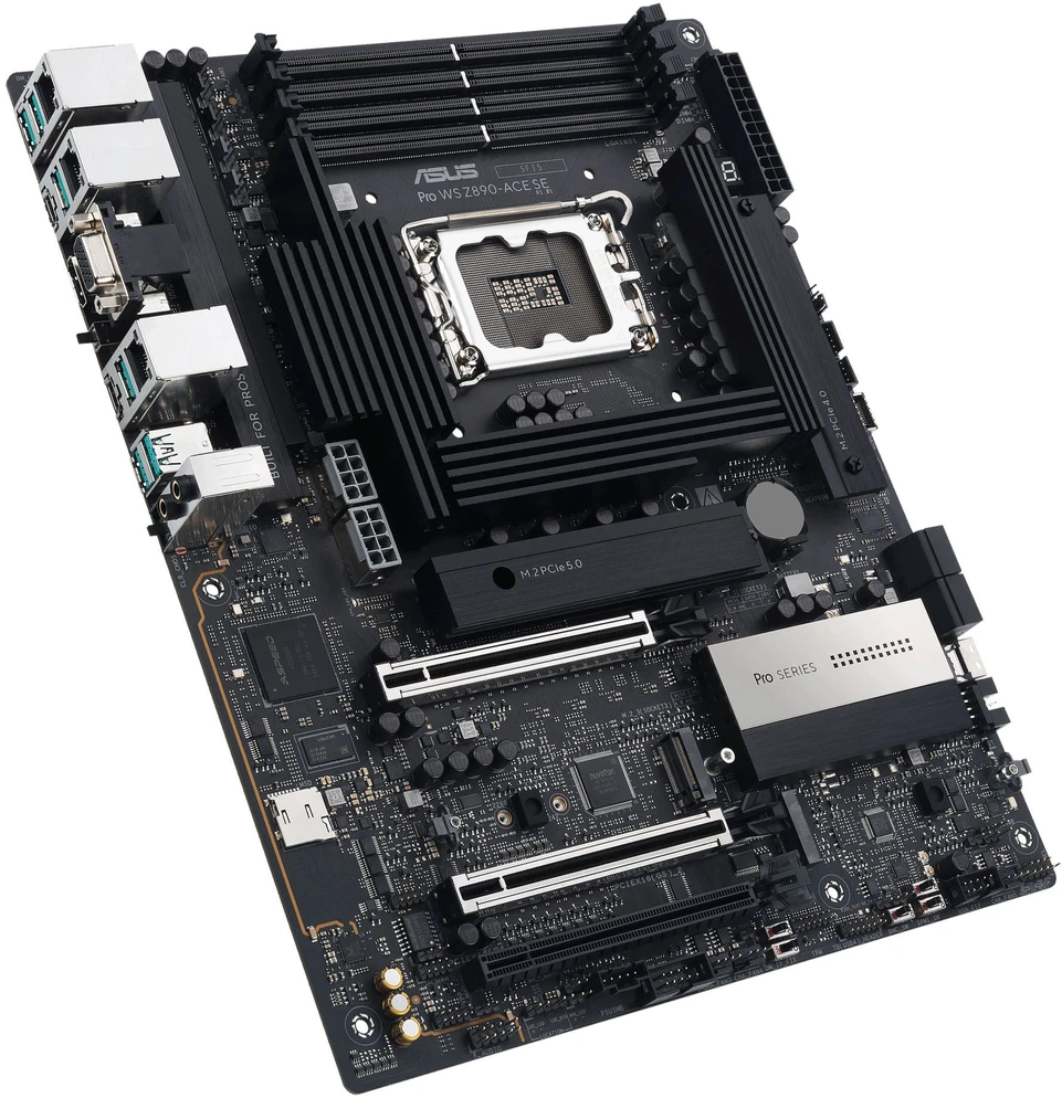 ASUS Pro WS Z890-ACE SE pagrindinė plokštė, LGA 1851 lizdas, Intel Z890, ATX, DDR5