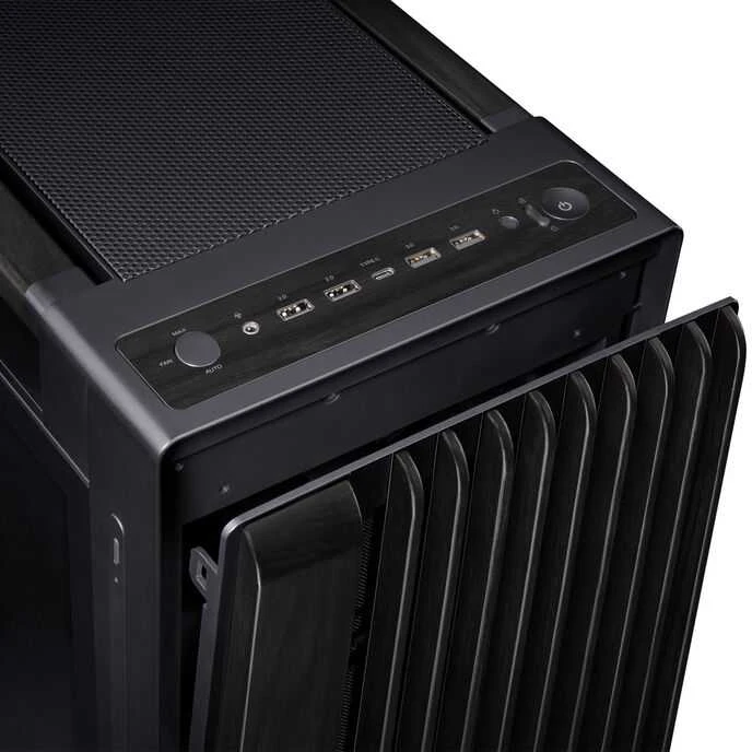 ASUS ProArt PA602 Wood Edition Midi Tower Juodas