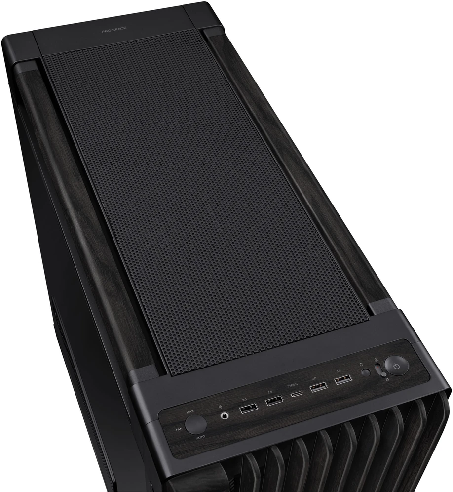 ASUS ProArt PA602 Wood Edition Midi Tower Juodas