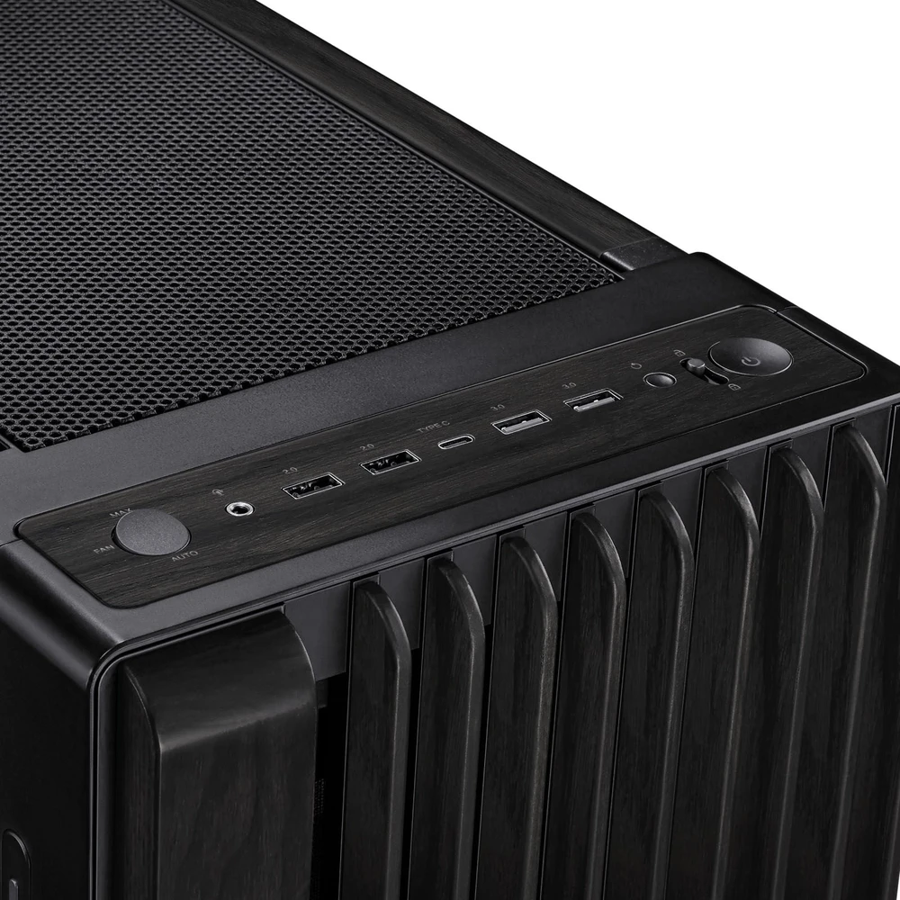 ASUS ProArt PA602 Wood Edition Midi Tower Juodas