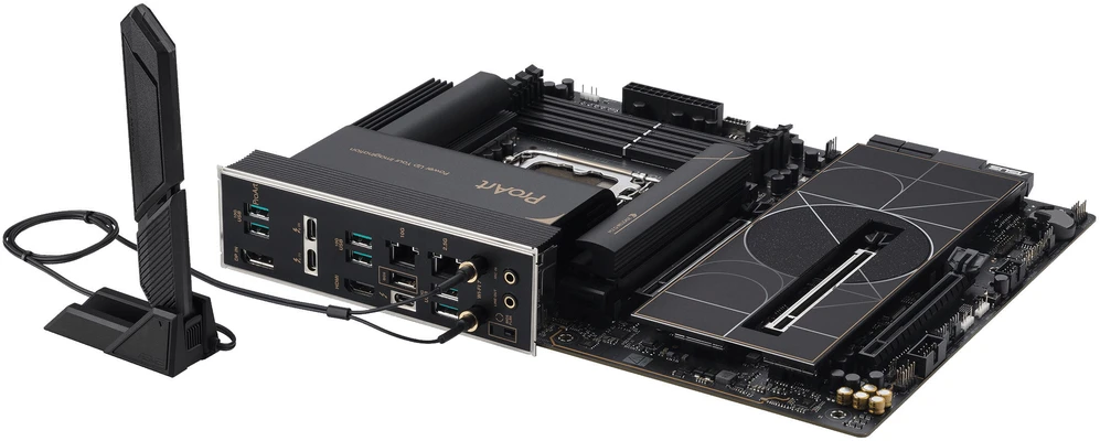 Pagrindinė plokštė ASUS PROART Z890-CREATOR WIFI LGA1851 4xDDR5 ATX MB 4xSATA 1xHDMI 2.1 3xThunderbolt 5xM.2
