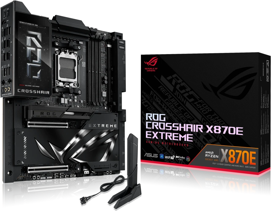 Pagrindinė plokštė ASUS ROG CROSSHAIR X870E EXTREME AMD X870E Socket AM5 išplėstinis ATX