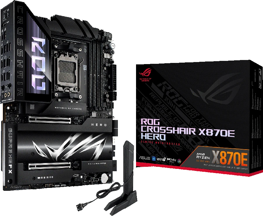 Pagrindinė plokštė Asus ROG CROSSHAIR X870E HERO