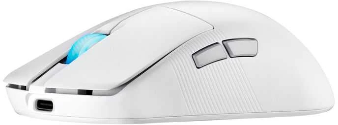 Pelė Myszka žaidimams Asus ROG Harpe Ace belaidė 42000 dpi optinė balta