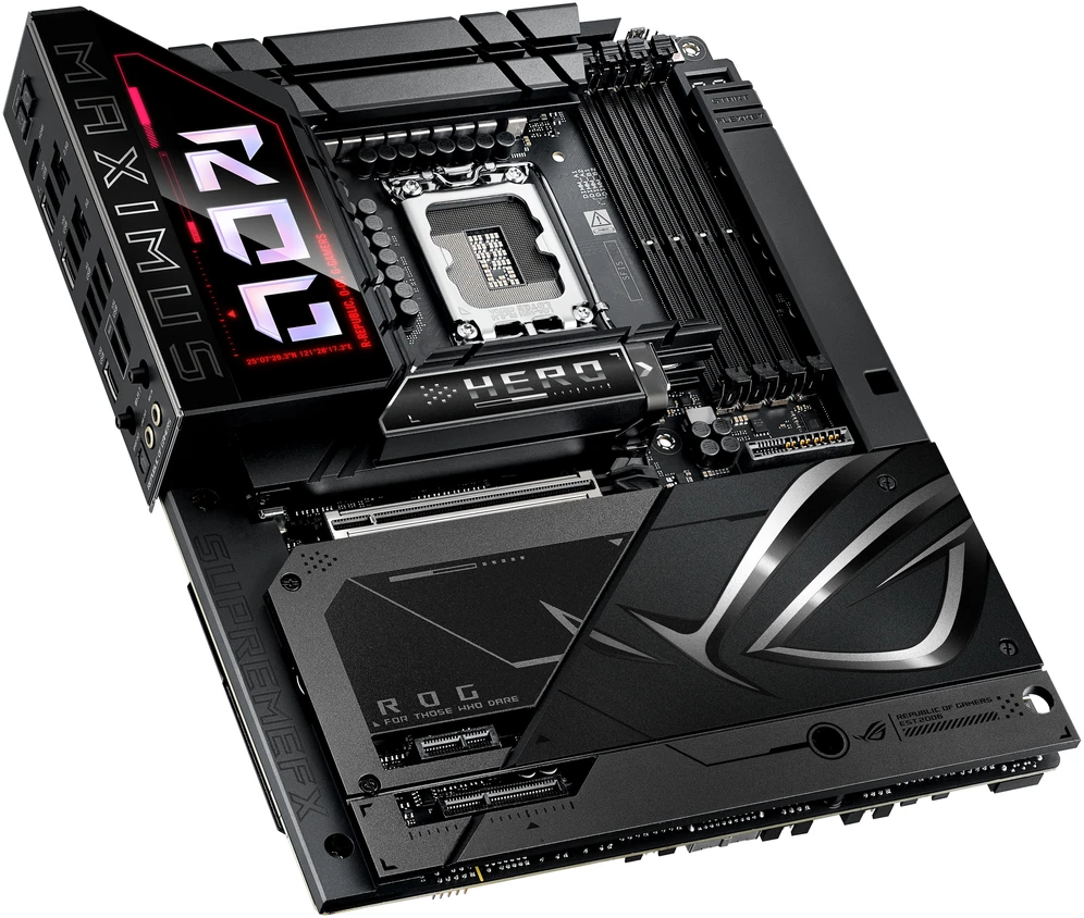 Pagrindinė plokštė MB ASUS ROG MAXIMUS Z890 HERO BTF (Intel.LGA1851.DDR5.ATX)