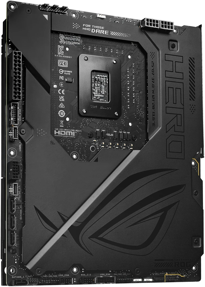 Pagrindinė plokštė MB ASUS ROG MAXIMUS Z890 HERO BTF (Intel.LGA1851.DDR5.ATX)