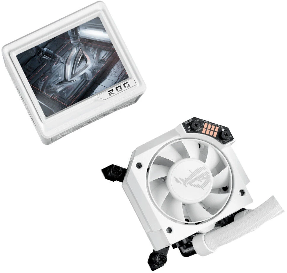 ASUS ROG RYUJIN III 360 ARGB EXTREME WHT Procesorius Viskas viename skysčių aušintuvas 12 cm Baltas 1 vnt.