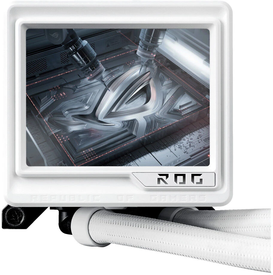 ASUS ROG RYUJIN III 360 ARGB EXTREME WHT Procesorius Viskas viename skysčių aušintuvas 12 cm Baltas 1 vnt.